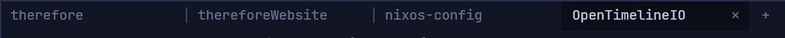 The title bar: a tab per open repo, the + button, the logo and the window controls.